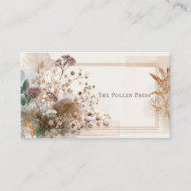 Moderne Boho Gedroogde Bloem Gouden Glitter Lijst