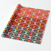 Moderne Boho Geometrie Cadeaupapier (Uitgerold)