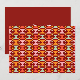 Moderne Boho Geometrie Kaart