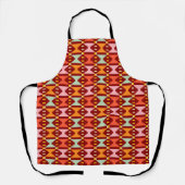 Moderne Boho Geometrie Schort (Voorkant)