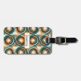 Moderne Boho geometrische Bagagelabel