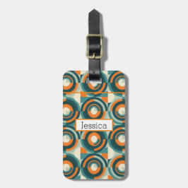 Moderne Boho geometrische Bagagelabel