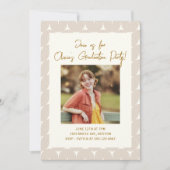 Moderne Boho Geometrische Lijnen Foto Graduation P Kaart (Voorkant)