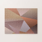 Moderne Boho Geometrische Vormen Ombre Legpuzzel (Horizontaal)