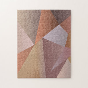 Moderne Boho Geometrische Vormen Ombre Legpuzzel