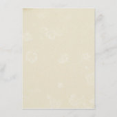 Moderne Boho Golden Rozen Spring Wed Enclosure Kaa Informatiekaartje (Achterkant)