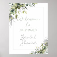 Moderne Boho Groene Beplanting Bruiloft Feest Begr