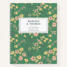 Moderne Boho Groene Bloemige Bruiloft