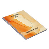 Moderne Boho Halve Maan Notitieboek (Rechterzijde)