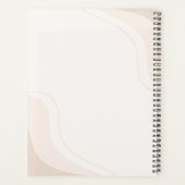 Moderne Boho jaarplanner met aangepaste naam Planner (Achterkant)