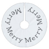 Moderne Boho Kerst Merry Tree Rok Kerstboom Rok (Voorkant)