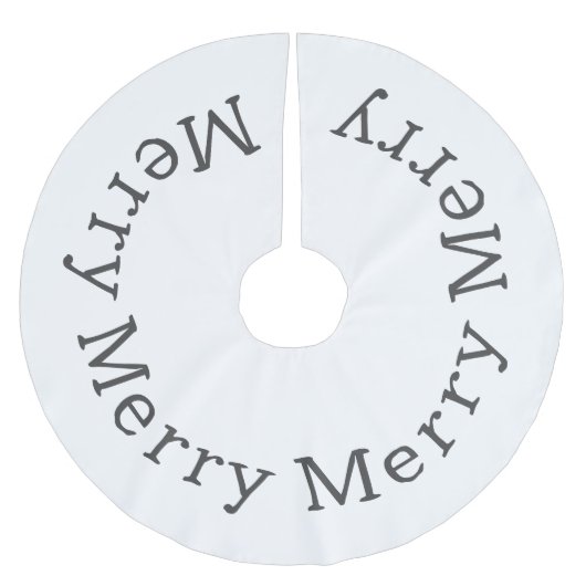 Moderne Boho Kerst Merry Tree Rok Kerstboom Rok (Voorkant)