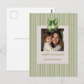 Moderne Boho Kerstbomen Decor Kerstkaart Briefkaart (Voorkant / Achterkant)