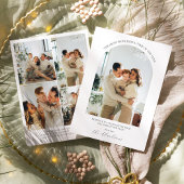 Moderne Boho Kerstkaart  Kaart