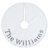 Moderne Boho Kerstmis met naam Tree Rok Kerstboom Rok (Voorkant)