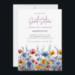 Moderne Boho Kleurrijke Wildbloemen Sweet Sixteen Kaart<br><div class="desc">Modern Boho Kleurrijke Wildbloemen Sweet Sixteen Invitation,  een  tuinviering voor een verjaardagsfeest,  vrijgezellenfeest of een ander lente- of zomerfeest. Volledig aanpasbare uitnodigings sjabloon.</div>