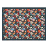 Moderne Boho kleurrijke wilde bloemen en vlinders Tafelkleed (Voorkant (Horizontaal))