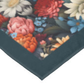 Moderne Boho kleurrijke wilde bloemen en vlinders Tafelkleed (Gekanteld)