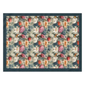 Moderne Boho kleurrijke wilde bloemen en vlinders Tafelkleed (Voorkant (Horizontaal))