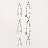 Moderne Boho kralen en veren Yogamat (Achterkant)