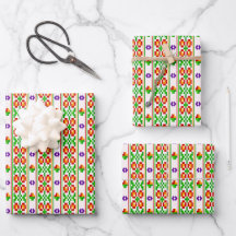 Moderne Boho Kruissteek Naadloos Folk Patroon