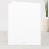 Moderne Boho kunstbloem wordt snel beter Kaart (Achterkant)