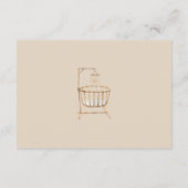 Moderne Boho kwekerij Neutrale boeken voor Baby Informatiekaartje (Achterkant)