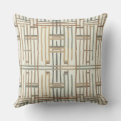 Moderne Boho Lineaire Geometrische ID1276 Kussen (Achterkant)