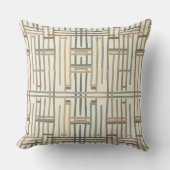 Moderne Boho Lineaire Geometrische ID1276 Kussen (Voorkant)