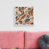 Moderne Boho Luipaardprint - Abstracte Dierenhuid Canvas Afdruk (Insitu (Woonkamer))