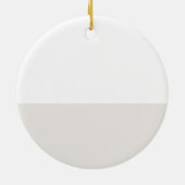 Moderne Boho met de naam Kerst Keramisch Ornament (Achterkant)