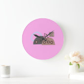 Moderne Boho Monogramed Grote Klok (Huis)