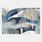 Moderne Boho Mountain Aspen Inpakpapier Vel (Voorkant 3)