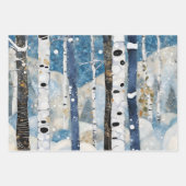 Moderne Boho Mountain Aspen Inpakpapier Vel (Voorkant 2)