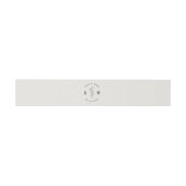 Moderne Boho Neutrale Beige Bruiloft Uitnodigingen Wikkel (Vlak)