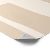 Moderne Boho Neutrale Lijn Abstracte Muurkunst Pri Poster (Hoek)