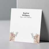 Moderne Boho Pastel Ketting sieraden Display Kaart