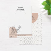 Moderne Boho Pastel Oorbel Sieraden Display Kaart (Bureau)