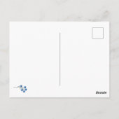 Moderne Boho Rode Bloemrijke Wilde Bloemen Briefkaart (Achterkant)