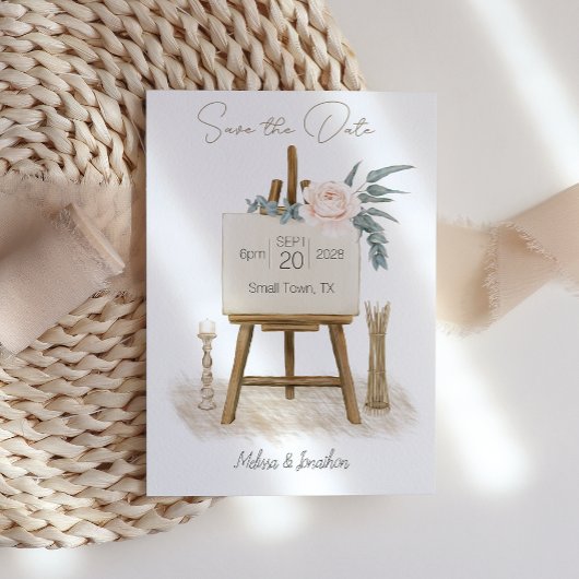 Moderne Boho Roze Elegante Bloemige Bewaar De Datu Save The Date
