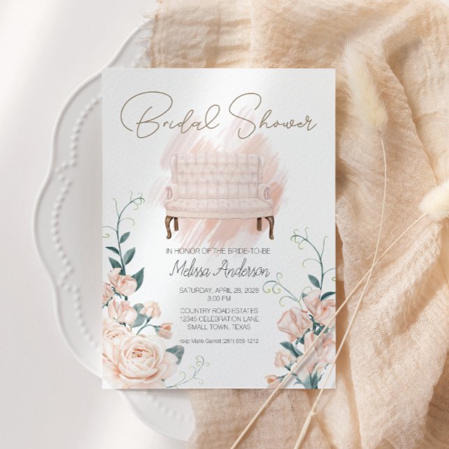 Moderne Boho Roze Elegante Bloemrijke Bruiloftsbor (Creator heeft geüpload)