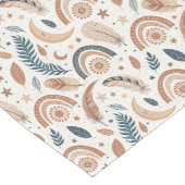 Moderne Boho Table Runner gedempte regenboogpatron Lange Tafelloper (Hoek)