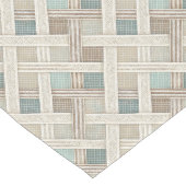 Moderne Boho Table Runner met neutrale geometrie Lange Tafelloper (Hoek)