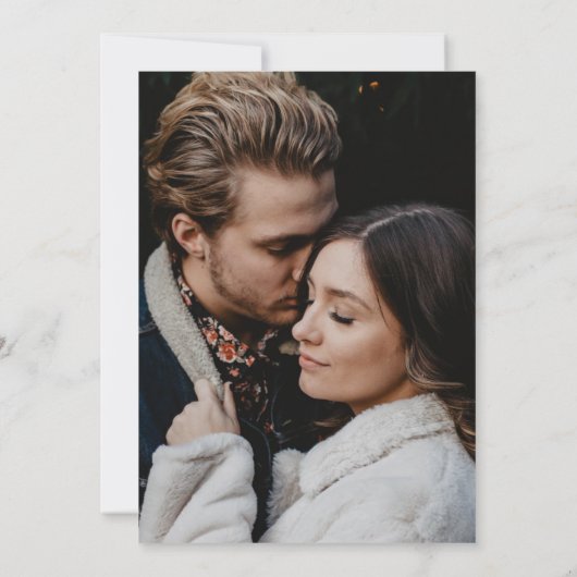 Moderne Boho Terracotta Herfst Pompoen Herfstbruil Kaart (Achterkant)