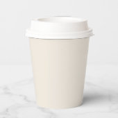 Moderne Boho "The Perfect Blend" Trouwdag Papieren Bekers (Achterkant)