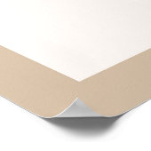 Moderne boho trendy design  poster (Hoek)