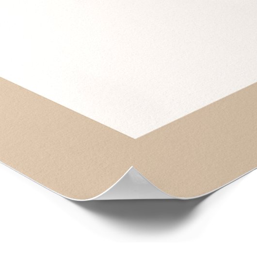 Moderne boho trendy design poster (Hoek)