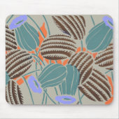 Moderne Boho Turquoise & Lavendel Bloemendecoratie Muismat (Voorkant)