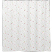 Moderne Boho Verspreide Pijlen Douchegordijn (Voorkant)