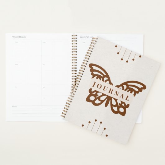 Moderne Boho Vlindervorm & Mystieke Planner (Display)